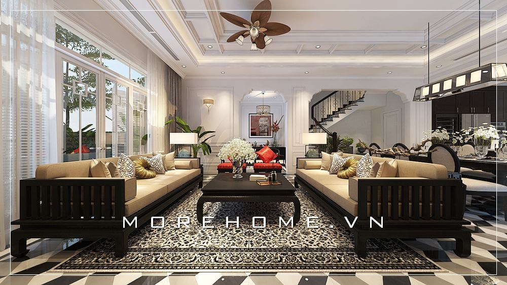 thiết kế phòng khách